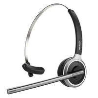 【日本代購】 Mpow M5 藍牙 V5.0 耳機無線卡車司機耳機免持通話耳機附麥克風適用於呼叫中心辦公室