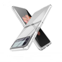 【愛瘋潮】手機套 QinD SAMSUNG Z Flip 3 圓角雙料保護套 透明殼 手機殼