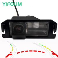 AHD Fisheye Dynamic Trajectory Car Rear View Camera For Hyundai i10 i20 i30 ix55 Genesis Elantra Atos/Kia Soul Pride Morning