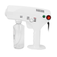 280ml Portable Nano Sprayer Steam Sanitizer Gun Mist Blue Light for Men Women Hair Care Hydration Moisturize Bottle Face Sprayer