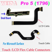 WEIDA Flex Cable Connectors Replacment For Microsoft Surface Pro 5 Pro5 1796 LCD Cable Touch Small Board Flex Cable Conntectors