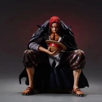 17cm One Piece Shanks Anime Figures Film Red Yonko Red Hair Shanks Action Figure PVC Statue Figurine Model Decoration Doll Toys