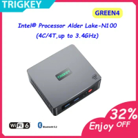 Trigkey G4 mini pc n100 Intel Alder Lake N100 DDR4 8GB 256GB 16GB 500GB SSD WIFI6 BT5.2 Gaming Computer equal Beelink S12 Pro