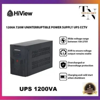 HIVIEW UPS 1200VA 720W Uninterruptible Power Supply Ups CCTV UPS HIVIEW 1200VA 1200 VA