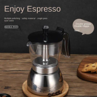 Customized moka pot hand brewed coffee maker household Italian portable espresso drip pot coffee appliance set
