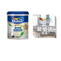【Dulux得利官方店】A721 水性調合漆 平光 精選莫蘭迪色系 電腦調色（1公升裝）｜客製化調色漆(油漆)