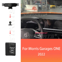 For Morris Garages ONE 2022 Adjustable Car Phone Holder Mobile Mount Gravity GPS Rotatable Navigation Bracket Car Accessories