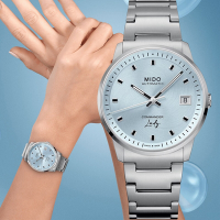 MIDO 美度錶 Commander Lady 香榭系列 機械腕錶-藍35mm M0212071104100