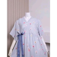 Laiba - Dress Daster Rumahan Model Kimono Bahan Rayon Premium Busui & Hamil Friendly Variasi 42