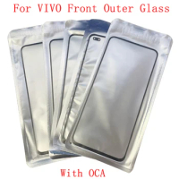 5Pcs Front Outer Glass Lens Touch Panel Cover For VIVO X50 X30 X29 X27 X21 S6 S7 S7E Z1X Z6 Glass Lens with OCA