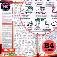 ALQURAN LANSIA JUMBO TERJEMAH KHOT BESAR TAJWID WARNA alquran lansia alquran jumbo alquran super bes