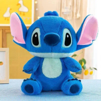 Mainan Mewah Comel, Lilo dan Jahitan Biru, Mainan Mewah Jahitan Merah Jambu, Disyorkan untuk Hadiah 