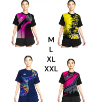Baju jersey printing wanita olahraga Premium Volly ball dan badminton Sport