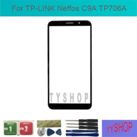 Original New For TP-LINK Neffos C9A TP706A Touch Screen No LCD Display Digiziter Replacement With Tools