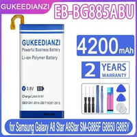GUKEEDIANZI EB-BG885ABU for Samsung Galaxy A8 Star A8Star A9Star A9 Star SM-G885F G8850 G885Y 4200mAh Batteries + Free Tools