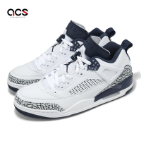 Nike 休閒鞋 Jordan Spizike Low 男鞋 白 藍 復古 低筒 喬丹 FQ1759-104