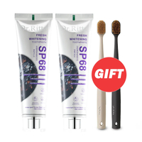 อาหารพร้อมทาน [ซื้อ 1 แถม 2] Dr.Ritta SP68 ยาสีฟัน ฟัน คราบฟัน ลมหายใจสดชื่น ใช้ได้ทุกวัน 100g ！