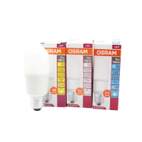 【Osram 歐司朗】10入組 LED燈泡 12W 白光 自然光 黃光 E27 全電壓 小晶靈 球泡燈 雪糕燈