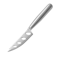 Jaswehome Cheese Knife Stainless Steel With Fork Tip Dessert Cake Spreader Dinner Knives Butter Ham Slicer Cutter