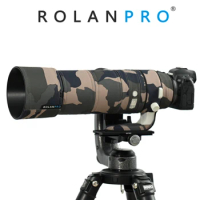 ROLANPRO Lens Cover For Canon RF200-800mm F6.3-9 IS USM， Water Repellent Fabric &amp; Anti-Slip Lining