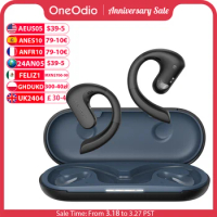 Oneodio OpenRock S Air Conduction Bluetooth 5.3 Earphones Open Ear Wireless Headphones Sports Earbuds TWS With 4 AI Mics 60Hr