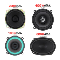 1 Piece 4 / 5 /6.5 Inch Subwoofer Coaxial Speakers 100 / 200 / 400 / 600w Full Range Frequency Car HiFi Coaxial Speaker for Cars