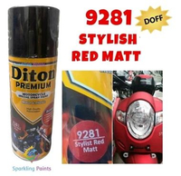 Diton Premium Stylist Red Matt H9281 400ML Merah Doff 9281 Honda Scoopy PCX 400ml Cat Pilok Pilox Do