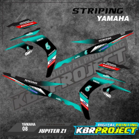 (cod) JUPITER Z1 Stiker Motor Sticker Striping variasi List Yamaha Racing Petronas Skotlet Scotlite