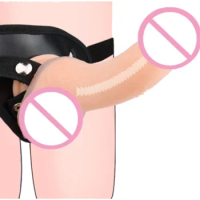 Consoladores para mujer lesbian products big dildo penis vaginal bondage belt strap on dildo for women