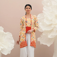 NONA RARA - Aling Dobi Rayya T3859, Baju kerja blouse tunik kebaya batik wanita modern