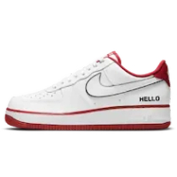 AIR FORCE 1 HELLO WHITE RED