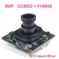 H.265 H.264 8.0MP 8MP 1/3" GalaxyCore GC8053 CMOS + FH8856 V200 IP camera PCB board IPC IPCam network module