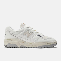 New Balance [BB550PWG] 男女 復古鞋 運動 經典 NB 550 休閒 D楦 皮革 俐落 簡約 米白