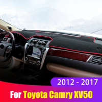 For Toyota Camry 50 XV50 2012-2015 2016 2017 Car Dashboard Covers Mat Sun Shade Pad Instrume Panel Carpets Interior Accessories