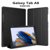 Tablet Case For Samsung Galaxy Tab A8 2021 Magnetic Trifold Stand Cover Funda for Samsung Tab A8 10.5 SM-X200/SM-X205 Cover