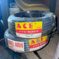 οΏΌKabel monster Tranparan Bening ACE 2x80 meteran ACE Audio Video Cable Transparant isi 2