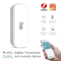 TUYA Smart Wifi Temperature And Humidity Detector Indoor Home Hygrometer Controller Monitoring Wireless Smart Life