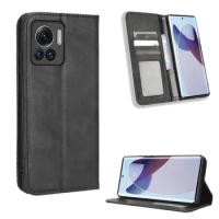 For Motorola Moto Edge 30 Ultra Case Luxury Flip PU Leather Magnetic Adsorption Case For Moto Edge 30Ultra Phone Bags