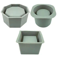 Small Concrete Cement Flower Pot Planter for DIY Crafts Making