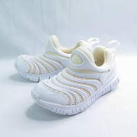NIKE IB7245101 中童鞋 毛毛蟲運動鞋 Dynamo Free 無鞋帶即穿 白x米黃【iSport愛運動】