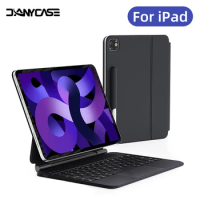 Magic Keyboard for iPad Pro 11 12.9 6th 5th 4th Gen Case for iPad 10th Generation 10.9 Air 4 Air 5 Cover With Wireless keyboard
