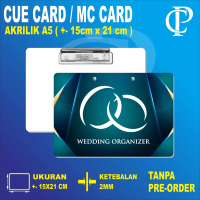 CUE CARD MC / QCARD AKRILIK MURAH PREMIUM TANPA P.O barang kpop