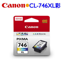 【最高22%回饋 5000點】   Canon CL-746XL 原廠高容量墨水匣 (彩)
