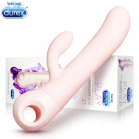 Durex Vibrator Clitoral Stimulator Dildo Masturbation Device Massage Stick Double Stimulation Multi Speed Adult Sex Product