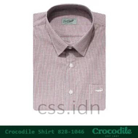 Kemeja Pria Lengan Pendek Crocodile 828-1046 Merah S