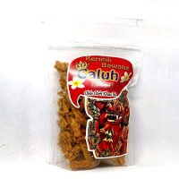 Keripik bawang cemilan khas bali, makanan ringan Snack Pedas Kripik Asin Goreng Food rasa original,
