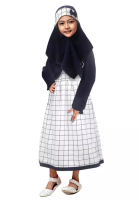 TWO MIX Two Mix Baju Muslim Anak Perempuan Motif Kotak - Gamis Anak Perempuan Usia 1-12 Tahun 4146