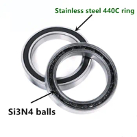 4pcs/10pcs ABEC-7 stainless steel Hybrid Ceramic Si3N4 Ball Bearing S6805-2RS 25x37x7 mm Bicycle Bottom Brackets repair Spares