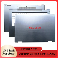NEW Laptop Case LCD Back Cover/Front Bezel/Hinges/Palmrest/Bottom Case For Acer ASPIRE SPIN 5 SP513-52N Laptops Computer Case