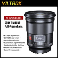 VILTROX 16mm F1.8 Sony E Camera Lens Full Frame Large Aperture Ultra Wide Angle Auto Focus Lens With Screen For Sony ZV-E1 A7RV